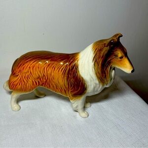 Vintage Rough Collie Dog c.1970’s figurine